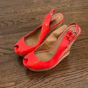 Platform Shows Bright pink Size 8